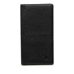 ルイ ヴィトン タイガ ポルトバルール カルトクレディ 二つ折り 長財布 M30392 ブラック タイガレザー メンズ LOUIS VUITTON 【中古】