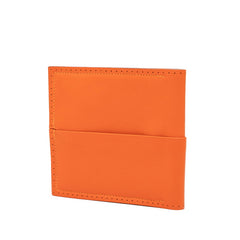 エルメス フレックス 二つ折り財布 オレンジ ヴォースイフト レディース HERMES 【中古】