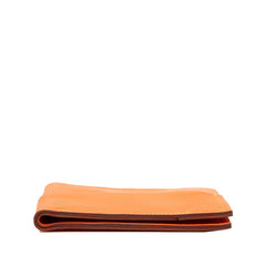 エルメス フレックス 二つ折り財布 オレンジ ヴォースイフト レディース HERMES 【中古】