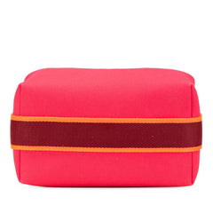 エルメス ブリッドアブラックPM ハンドバッグ ピンク オレンジ キャンバス レディース HERMES 【中古】