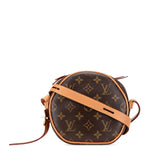 ルイ ヴィトン モノグラム ボワットシャポースープルPM ショルダーバッグ M45578 ブラウン PVC レザー レディース LOUIS VUITTON 【中古】