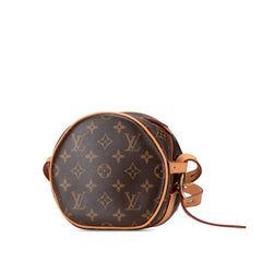 ルイ ヴィトン モノグラム ボワットシャポースープルPM ショルダーバッグ M45578 ブラウン PVC レザー レディース LOUIS VUITTON 【中古】