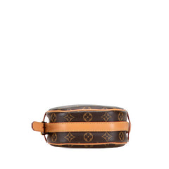 ルイ ヴィトン モノグラム ボワットシャポースープルPM ショルダーバッグ M45578 ブラウン PVC レザー レディース LOUIS VUITTON 【中古】