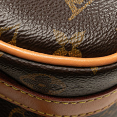 ルイ ヴィトン モノグラム ボワットシャポースープルPM ショルダーバッグ M45578 ブラウン PVC レザー レディース LOUIS VUITTON 【中古】