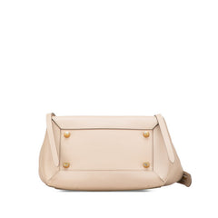 セリーヌ ベルトバッグ ハンドバッグ ワンショルダーバッグ 2WAY ベージュ レザー レディース CELINE 【中古】