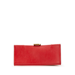 バレンシアガ アワーグラス ハンドバッグ ショルダーバッグ 2WAY 593546 レッド レザー レディース BALENCIAGA 【中古】