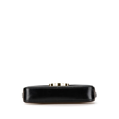 セリーヌ トリオンフ ハンドバッグ ショルダーバッグ 19414 ブラック シャイニーカーフスキン レディース CELINE 【中古】