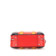 ルイ ヴィトン エピ ヴァリゼットBB ハンドバッグ ショルダーバッグ 2WAY M55524 ルージュ レッド ブラック レザー レディース LOUIS VUITTON 【中古】