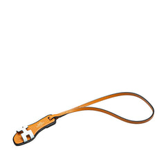 エルメス オラン ナノ サンダル チャーム バッグチャーム ブラウン ライトブルー ヴォーエプソン バトラー ヴァッシュハンター レディース HERMES 【中古】