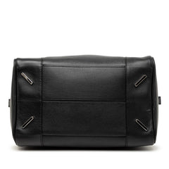 ロエベ アナグラム ハンドバッグ ショルダーバッグ 2WAY ブラック レザー レディース LOEWE 【中古】