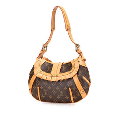 ルイ ヴィトン モノグラム レオノール ショルダーバッグ ハンドバッグ M92394 ブラウン PVC レザー レディース LOUIS VUITTON 【中古】