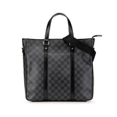 ルイ ヴィトン ダミエ グラフィット タダオPM ハンドバッグ ショルダーバッグ 2WAY N41259 ブラック PVC レザー メンズ LOUIS VUITTON 中古