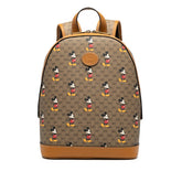 グッチ × ディズニー マイクロGG ミッキーマウス リュック バックパック 552884 ブラウン PVC レザー レディース GUCCI 【中古】