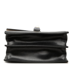 フェンディ キャナイ ミニ チェーン ショルダーバッグ 8M0381 ブラック レザー レディース FENDI 中古