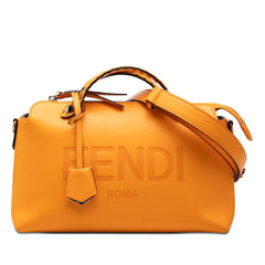 フェンディ バイザウェイ ハンドバッグ ショルダーバッグ 2WAY 8BL146 オレンジ系 レザー レディース FENDI 【中古】