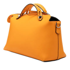 フェンディ バイザウェイ ハンドバッグ ショルダーバッグ 2WAY 8BL146 オレンジ系 レザー レディース FENDI 【中古】