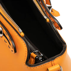 フェンディ バイザウェイ ハンドバッグ ショルダーバッグ 2WAY 8BL146 オレンジ系 レザー レディース FENDI 【中古】