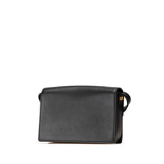 サンローラン ロゴ ショルダーバッグ ブラック ベージュ レザー レディース SAINT LAURENT 【中古】