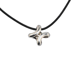 エルメス リマGM ペンダントネックレス チョーカー SV925 シルバー レディース HERMES 【中古】