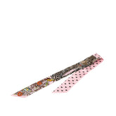 エルメス ツイリー JUNGLE LOVE ジャングル ラブ スカーフ ピンク ブラウン マルチカラー シルク レディース HERMES 【中古】