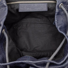 バレンシアガ トラベラー TRAVELLER リュック バックパック 340139 ネイビー レザー メンズ BALENCIAGA 【中古】