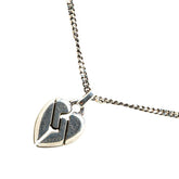 グッチ ノット ハート ペンダントネックレス 313463 SV925 シルバー レディース GUCCI 【中古】