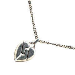 グッチ ノット ハート ペンダントネックレス 313463 SV925 シルバー レディース GUCCI 【中古】