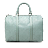 グッチ GGインプリメ ハンドバッグ ミニボストンバッグ 193603 ブルー系 PVC レザー レディース GUCCI 中古