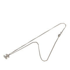 シャネル ココマーク ネックレス シルバー メタル ラインストーン レディース CHANEL 【中古】