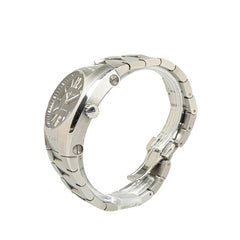 ブルガリ エルゴン 腕時計 EG35S 自動巻き ブラック文字盤 ステンレススチール メンズ BVLGARI 【中古】