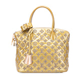 ルイ ヴィトン モノグラム ファッシネイション ロックイット ブークレット ハンドバッグ トートバッグ M40601 カーキグリーン系 パテントレザー レディース LOUIS VUITTON 【中古】