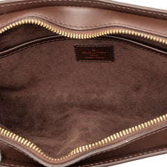 ルイ ヴィトン ダミエ サンルイ セカンドバッグ クラッチバッグ N51993 ブラウン PVC レザー メンズ LOUIS VUITTON 【中古】