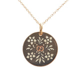 グッチ GGアイコン ブルームス ペンダントネックレス K18PG ピンクゴールド レディース GUCCI 【中古】