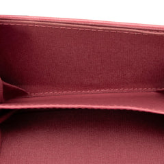 シャネル ココマーク マドモアゼル ミニ チェーンウォレット ショルダーバッグ ピンク ラムスキン レディース CHANEL 【中古】