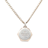 グッチ ヘキサゴン ペンダント ネックレス SV925 シルバー メンズ GUCCI 【中古】