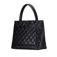 シャネル マトラッセ 復刻トート ココマーク トートバッグ ブラック キャビアスキン レディース CHANEL 【中古】