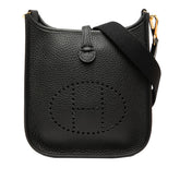 エルメス エブリンTPM ショルダーバッグ ブラック トリヨンクレマンス レディース HERMES 【中古】