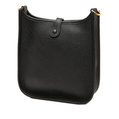 エルメス エブリンTPM ショルダーバッグ ブラック トリヨンクレマンス レディース HERMES 【中古】