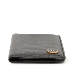 シャネル ココボタン カードケース 名刺入れ ブラック レザー レディース CHANEL 【中古】