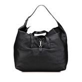 グッチ ジャッキー ボストンバッグ ショルダーバッグ 771343 ブラック レザー メンズ GUCCI 【中古】