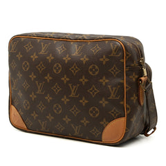 ルイ ヴィトン モノグラム ナイル ショルダーバッグ M45244 ブラウン PVC レザー レディース LOUIS VUITTON 中古