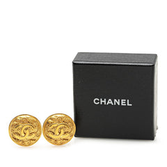 シャネル ココマーク イヤリング ゴールド メッキ レディース CHANEL 【中古】