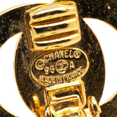 シャネル ターンロック ココマーク イヤリング ゴールド メッキ レディース CHANEL 【中古】