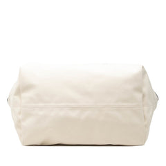 バレンシアガ JUMBO TOTE L ジャンボトート ラージ ロゴ トートバッグ 689271 アイボリー ブラック キャンバス レザー レディース BALENCIAGA 【中古】