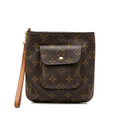 ルイ ヴィトン モノグラム パルティシオン アクセサリーポーチ M51901 ブラウン PVC レザー レディース LOUIS VUITTON 中古
