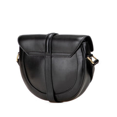 セリーヌ スモール ブザス 16 セーズ ショルダーバッグ ブラック レザー レディース CELINE 【中古】