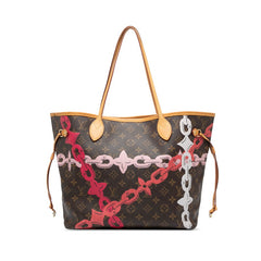 ルイ ヴィトン モノグラム ベイ ネヴァーフルMM トートバッグ M41991 ブラウン ピンク PVC レザー レディース LOUIS VUITTON 【中古】