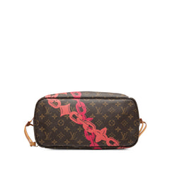 ルイ ヴィトン モノグラム ベイ ネヴァーフルMM トートバッグ M41991 ブラウン ピンク PVC レザー レディース LOUIS VUITTON 【中古】