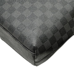 ルイ ヴィトン ダミエ グラフィット ミックPM 斜め掛け ショルダーバッグ N41211 ブラック PVC レザー メンズ LOUIS VUITTON 【中古】