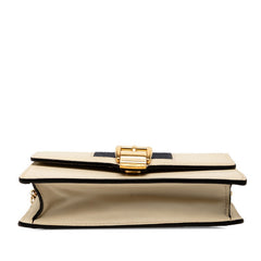 グッチ シルヴィ ミニ チェーンショルダーバッグ 494646 ホワイト マルチカラー レザー レディース GUCCI 【中古】